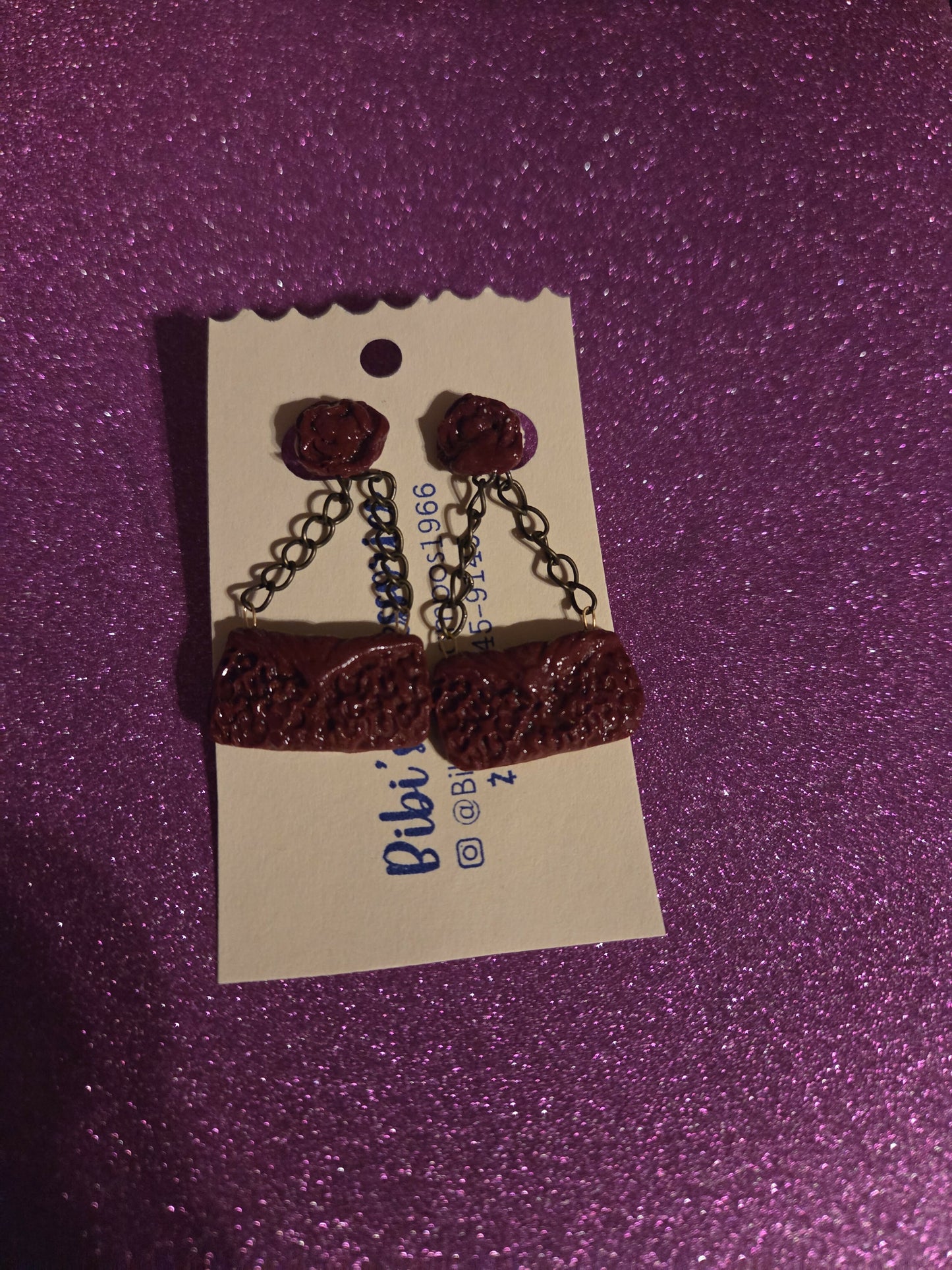 Aretes bolsa ginda