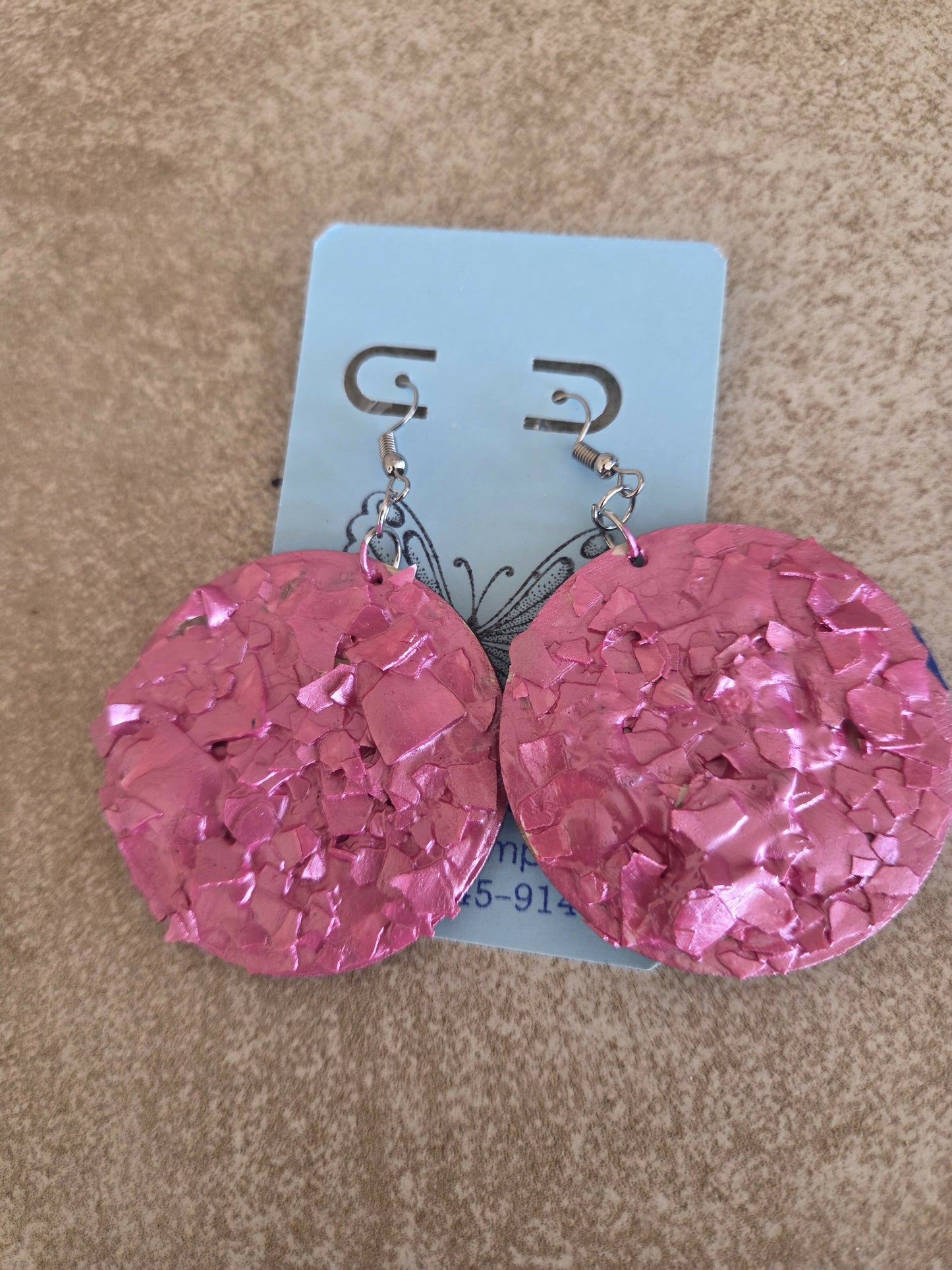 Earrings egg shells