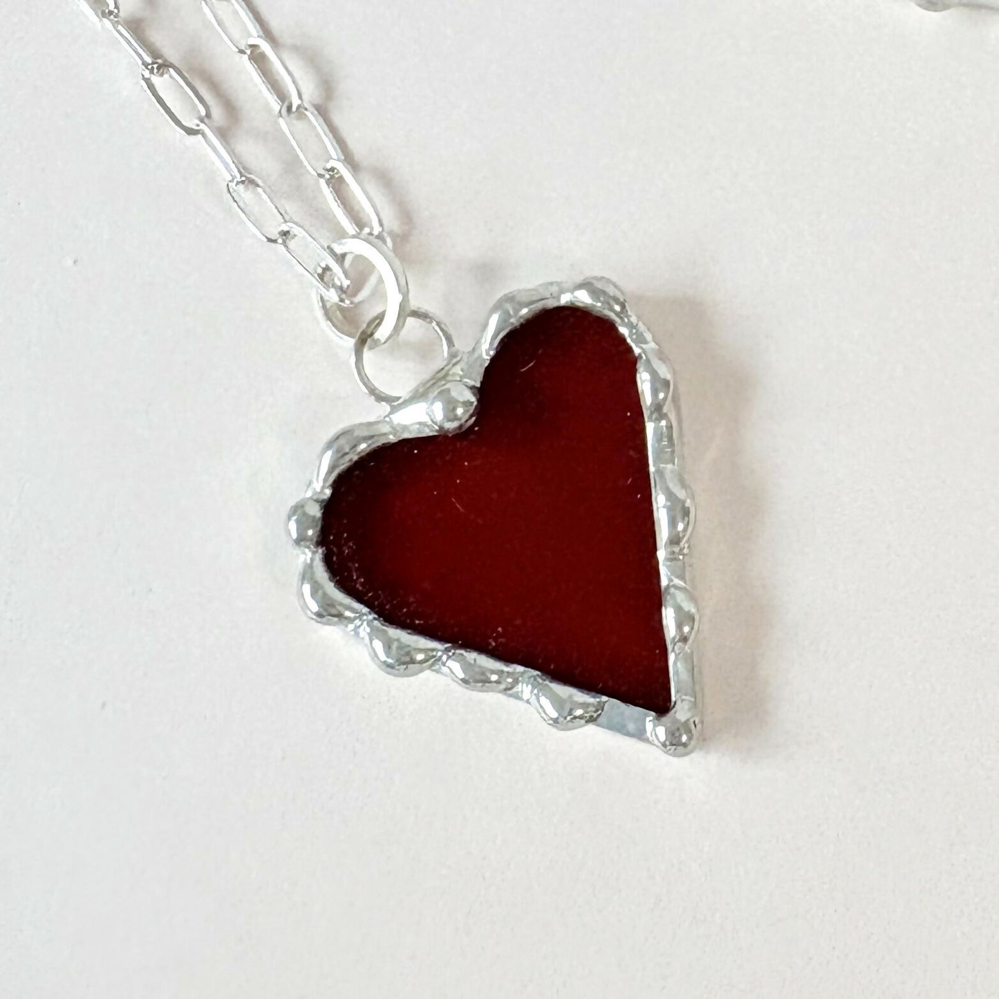 Corazon Silver Necklace