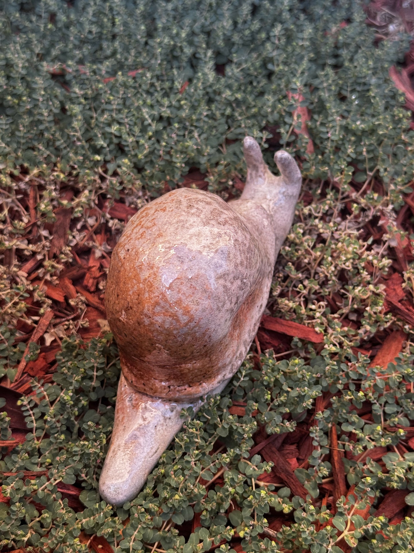Soda Fired Ceramic Snail