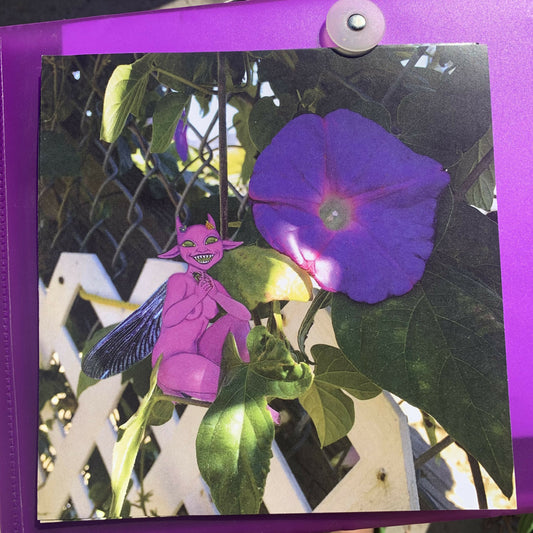 Purple Demon fairy girl