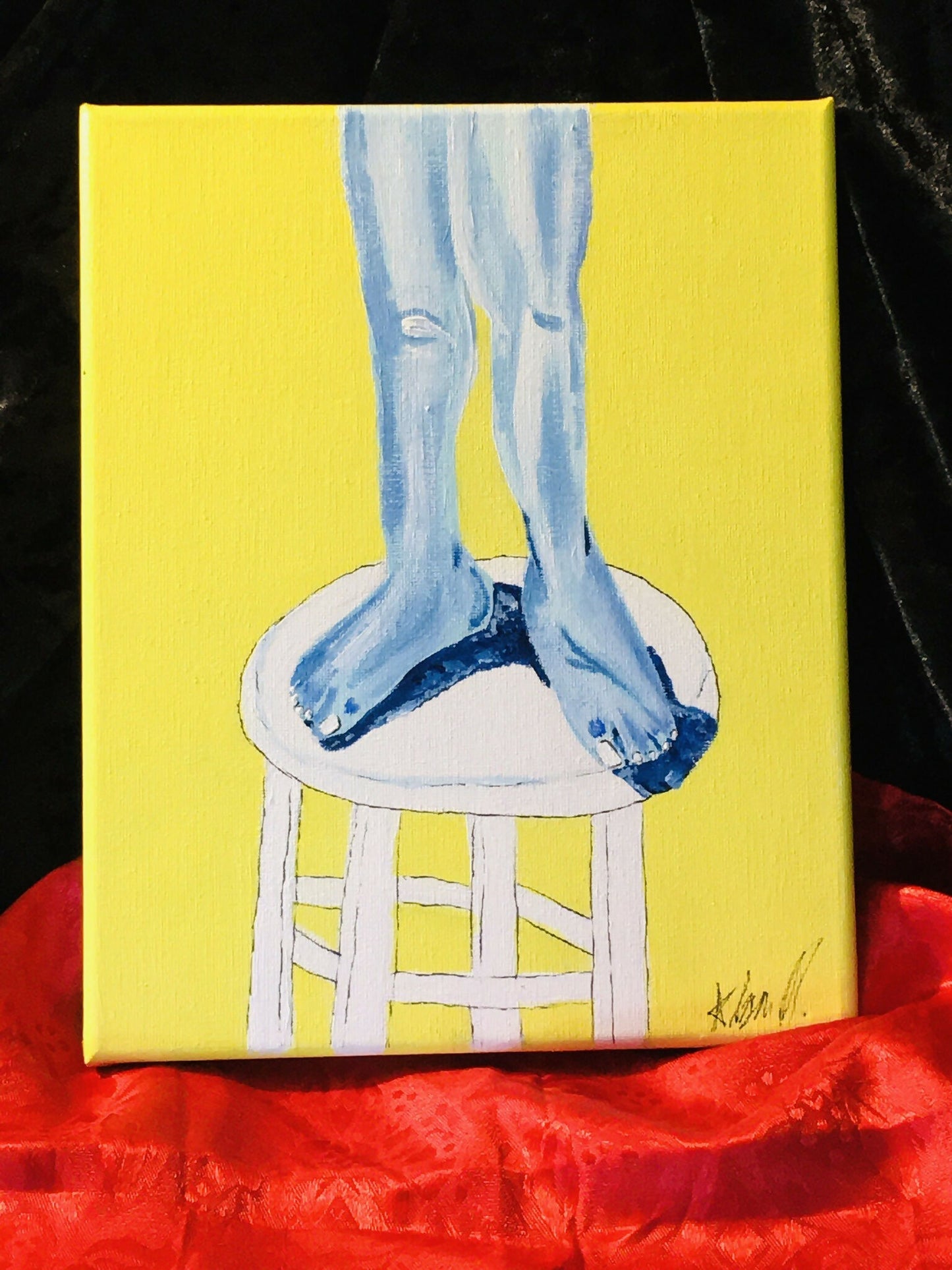 Do not put me on a pedestal-Acrylic Painting