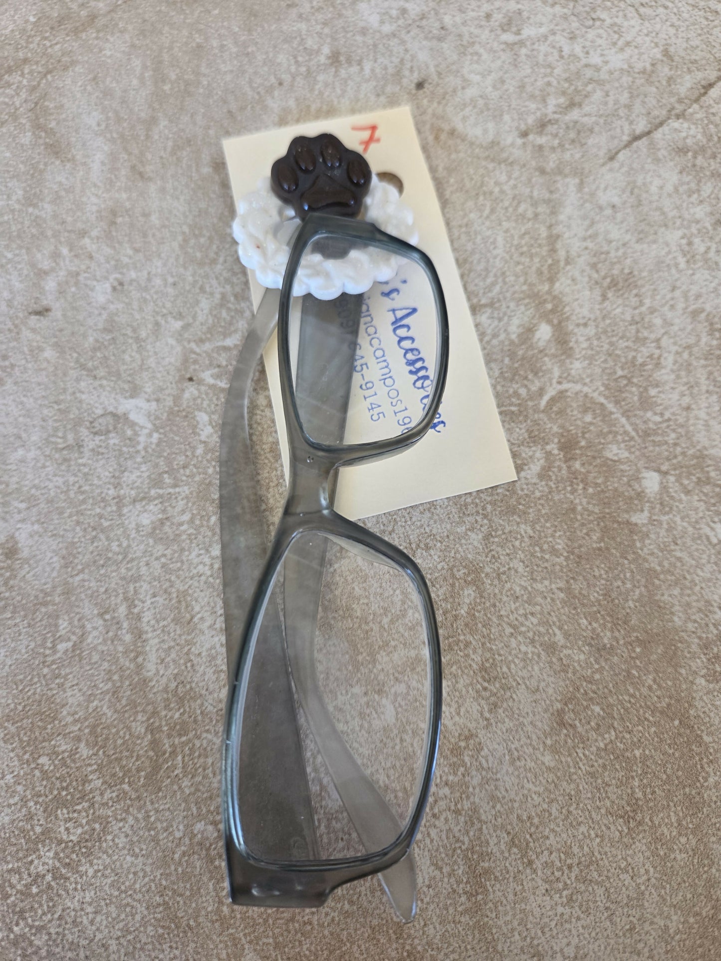 Sunglasses holder pin