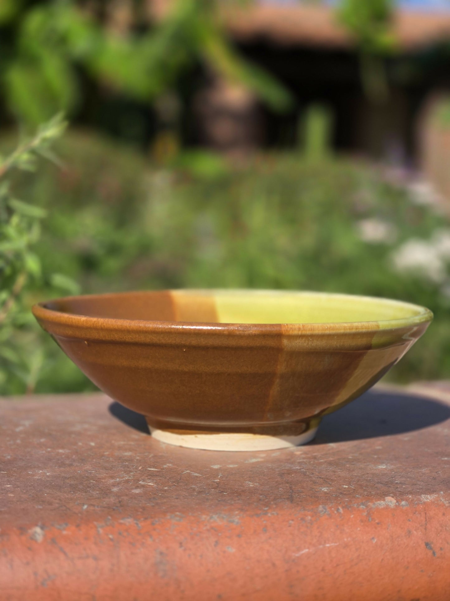Green and Brown Bowl