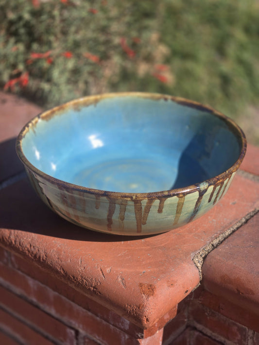 Large Green Fruit Bowl