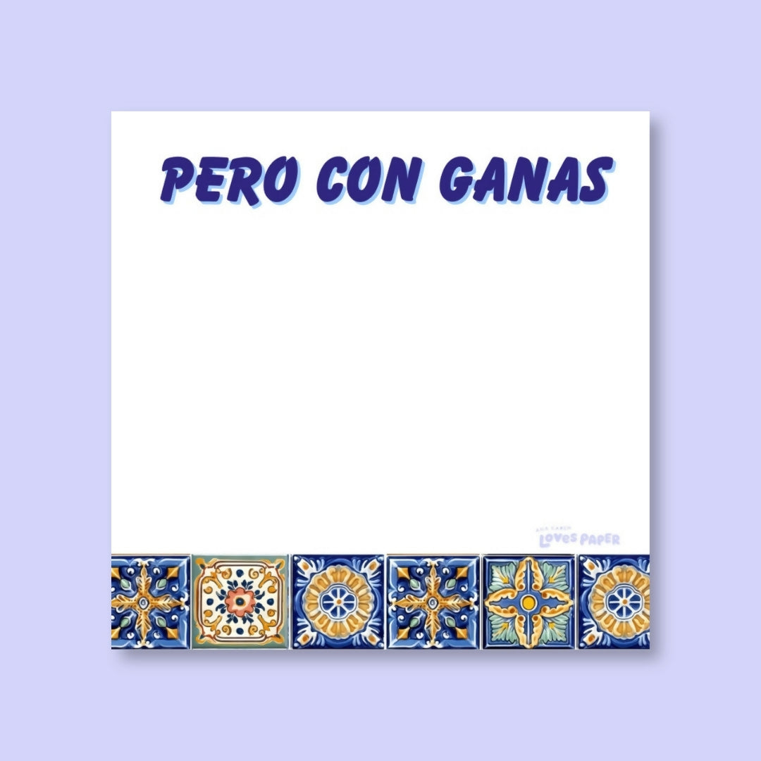 Pero Con Ganas 3x3 Post-It Notes