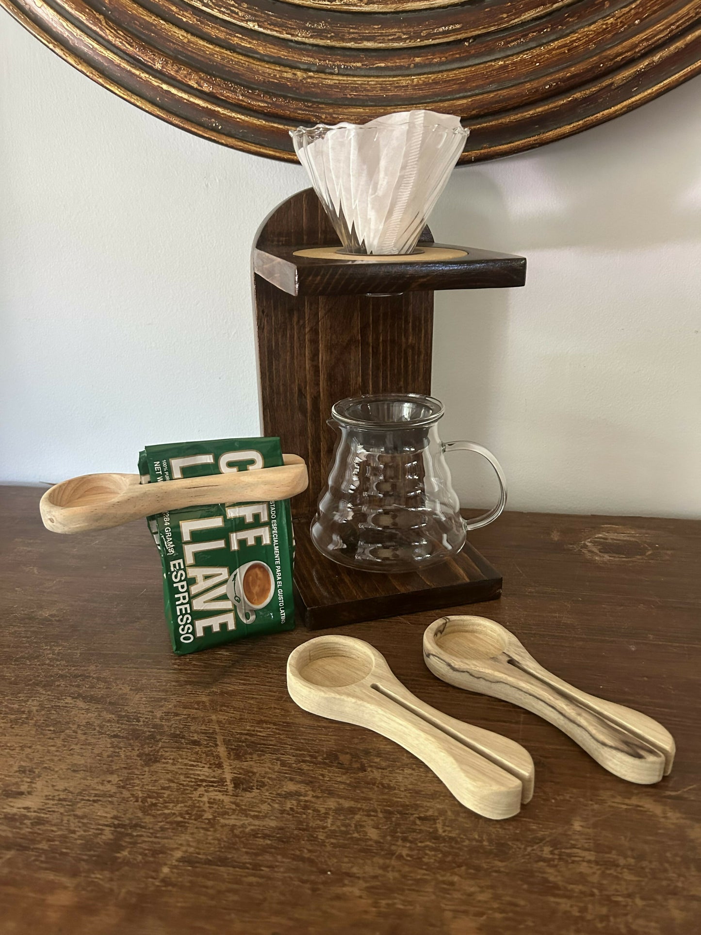Wooden Cog Designs - Coffee Scoop Bag Clip (Walnut)