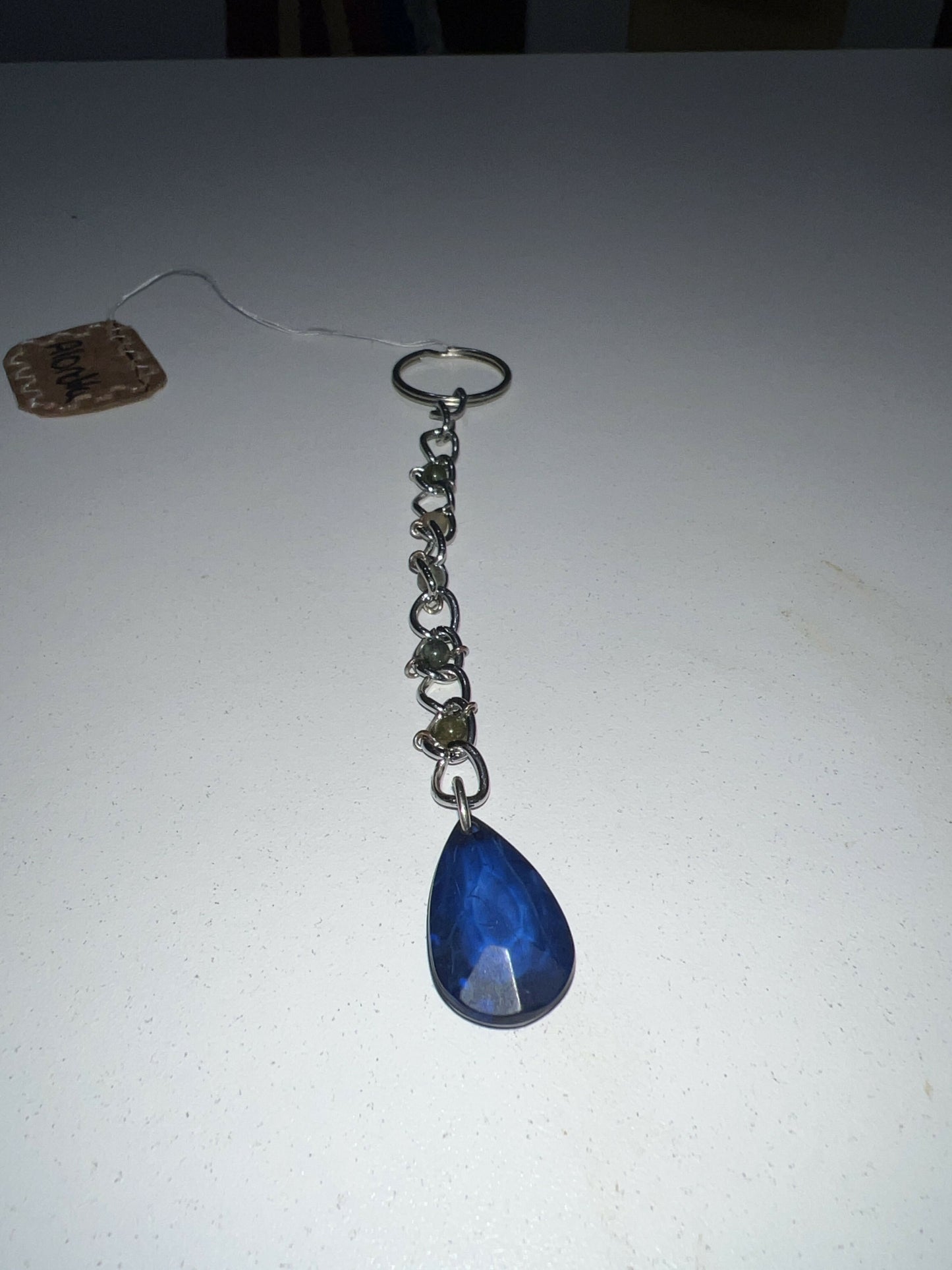 Rain drop key chain