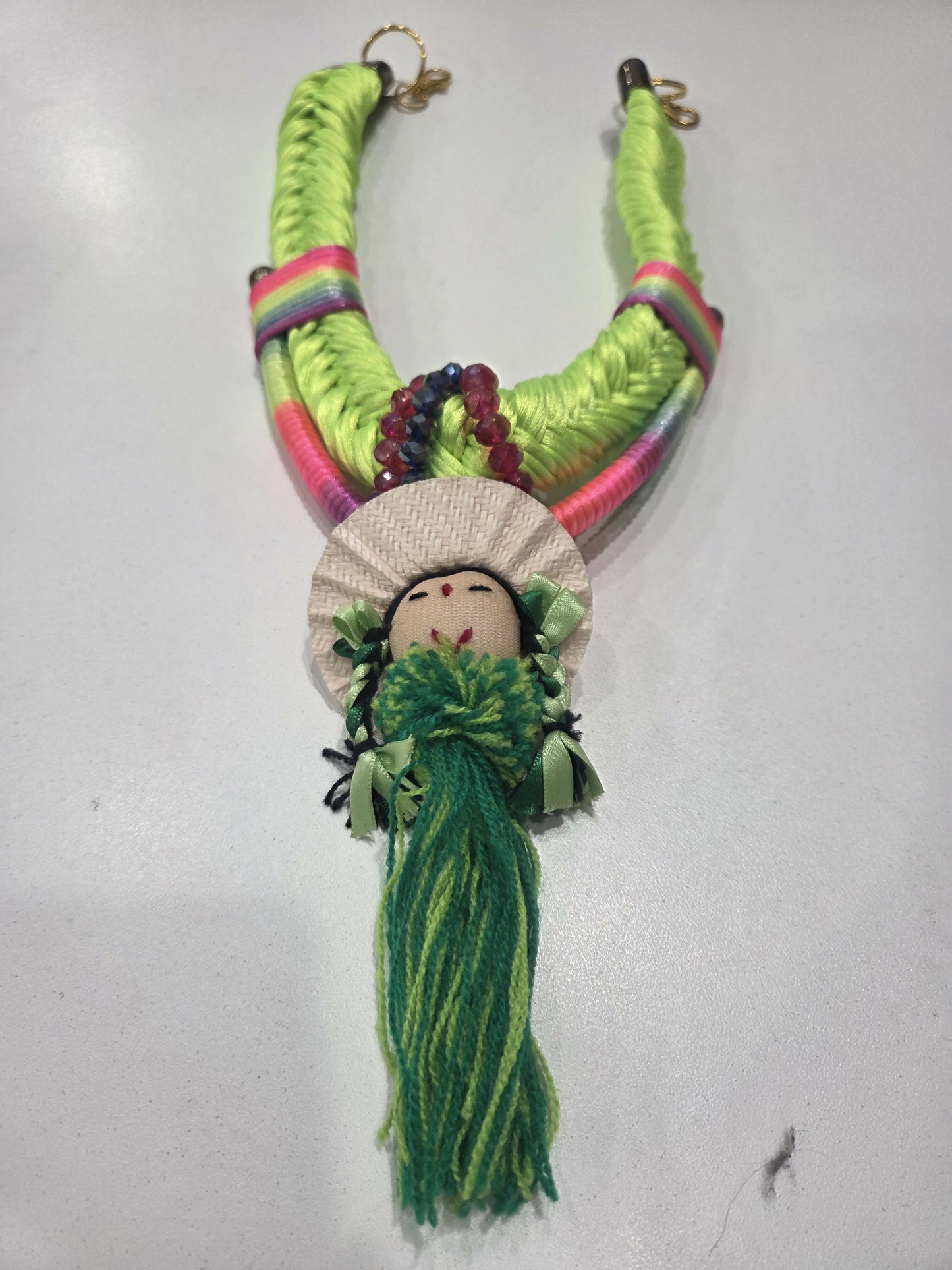 Purse chain verde doll gorro