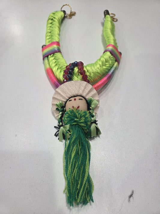 Purse chain verde doll gorro