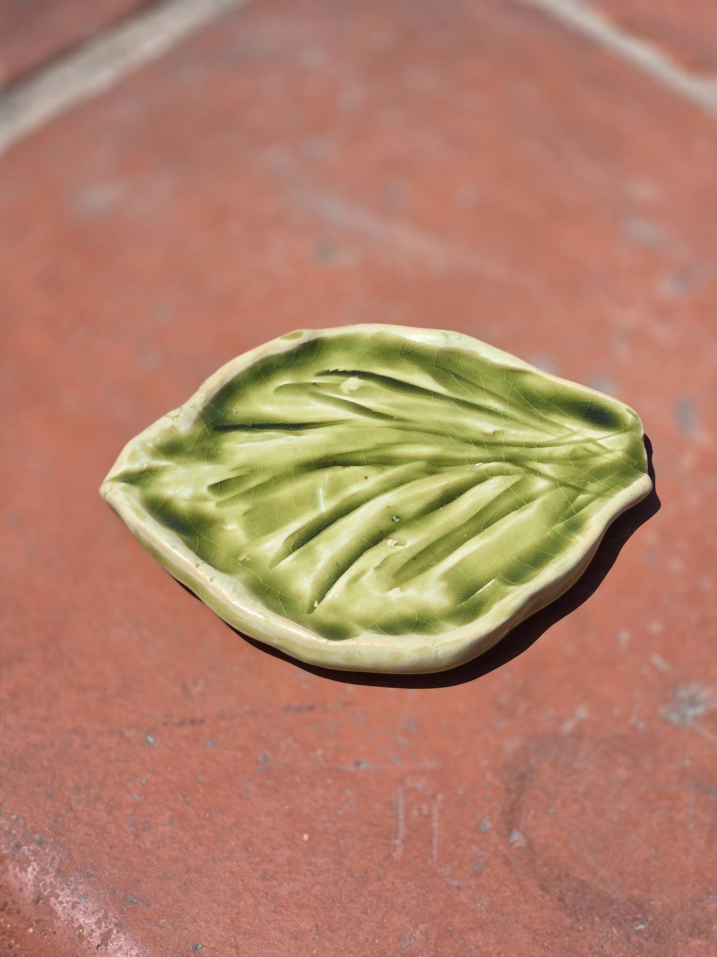 Green Leaf Soap Dish
