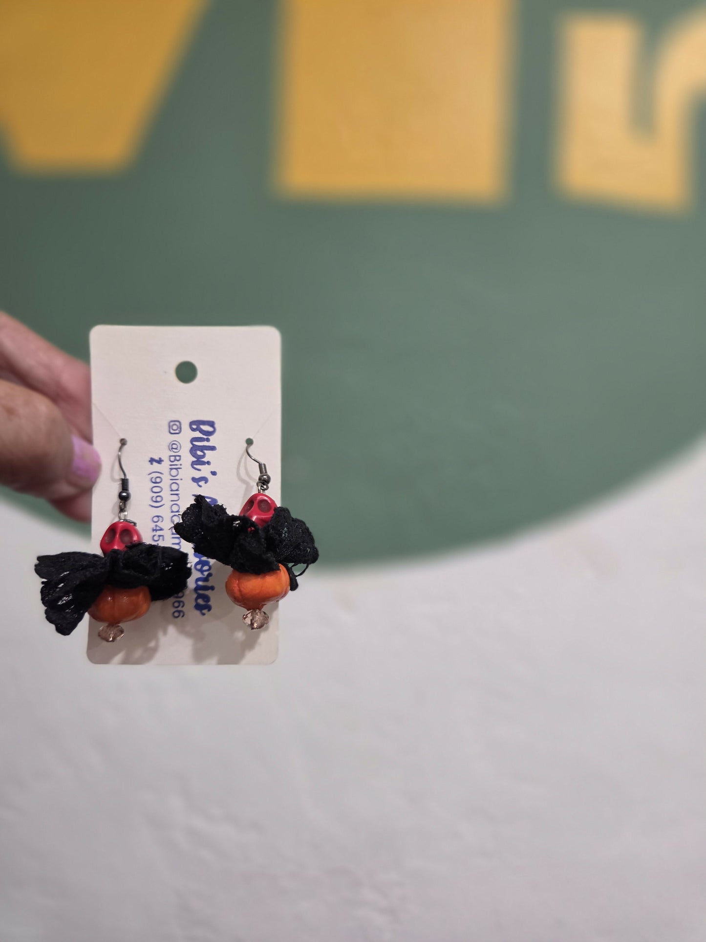 Aretes Calabasas Halloween