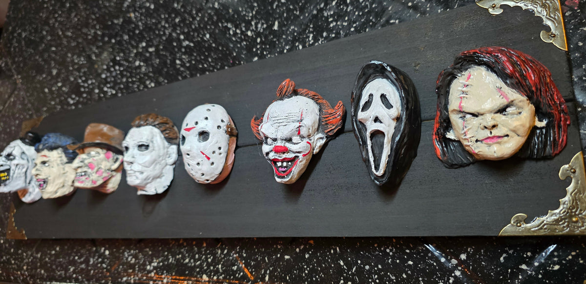 Slashers horror plaque