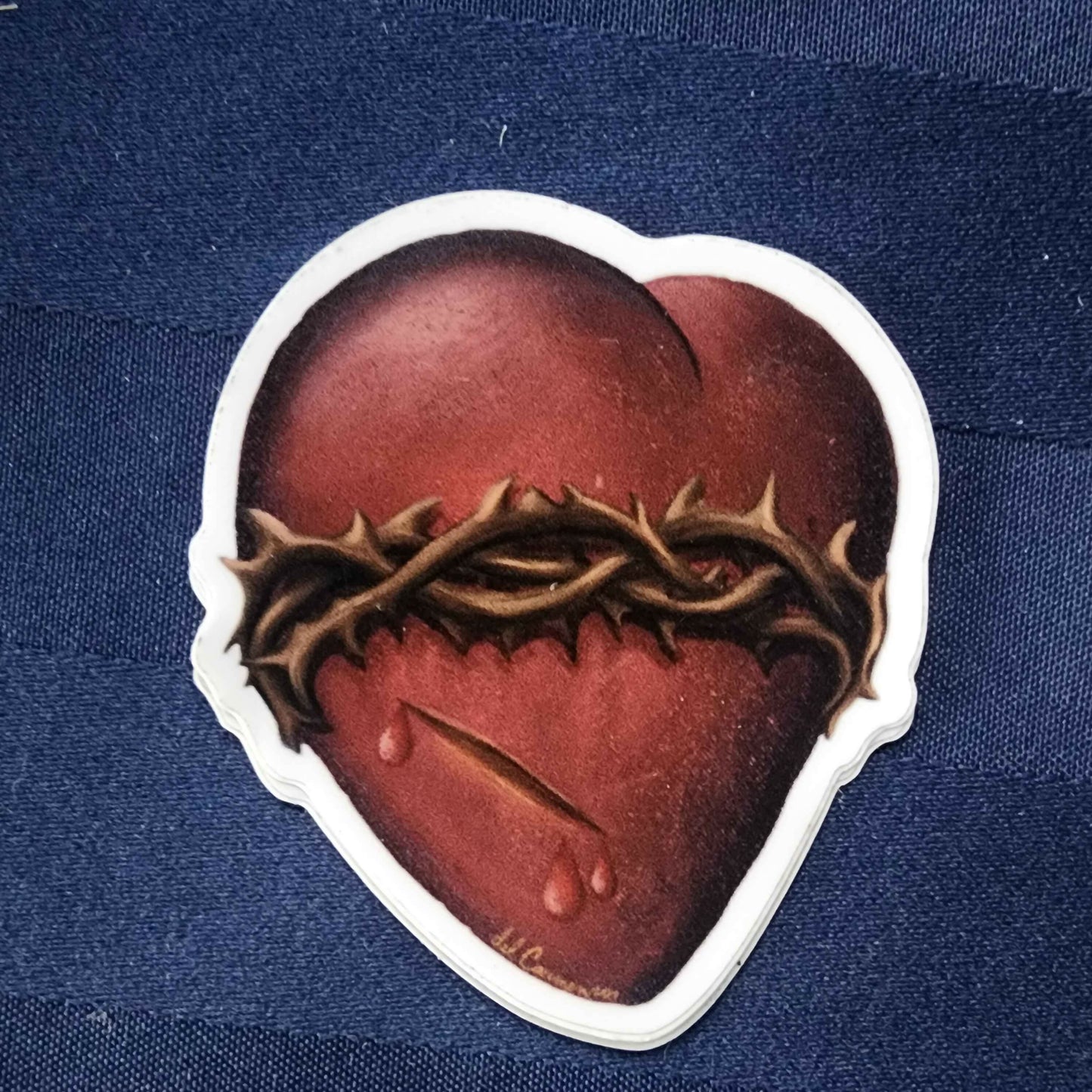 sacred heart sticker