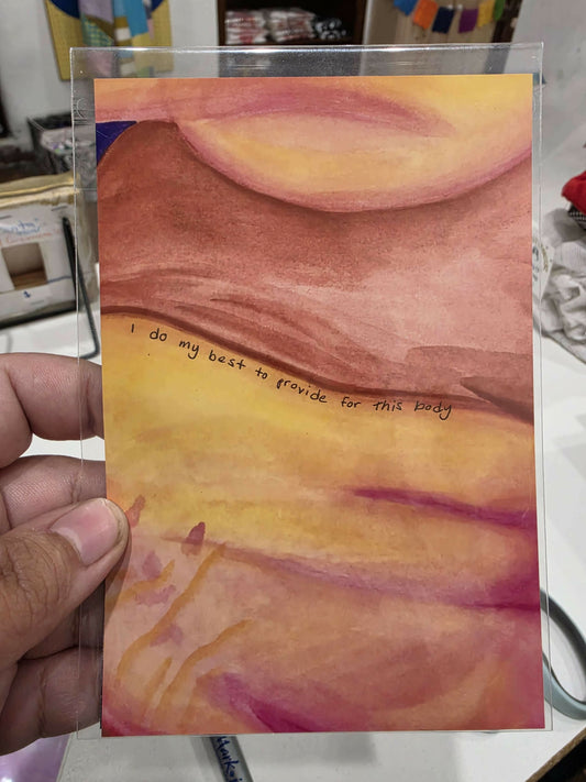 a work in progress art print