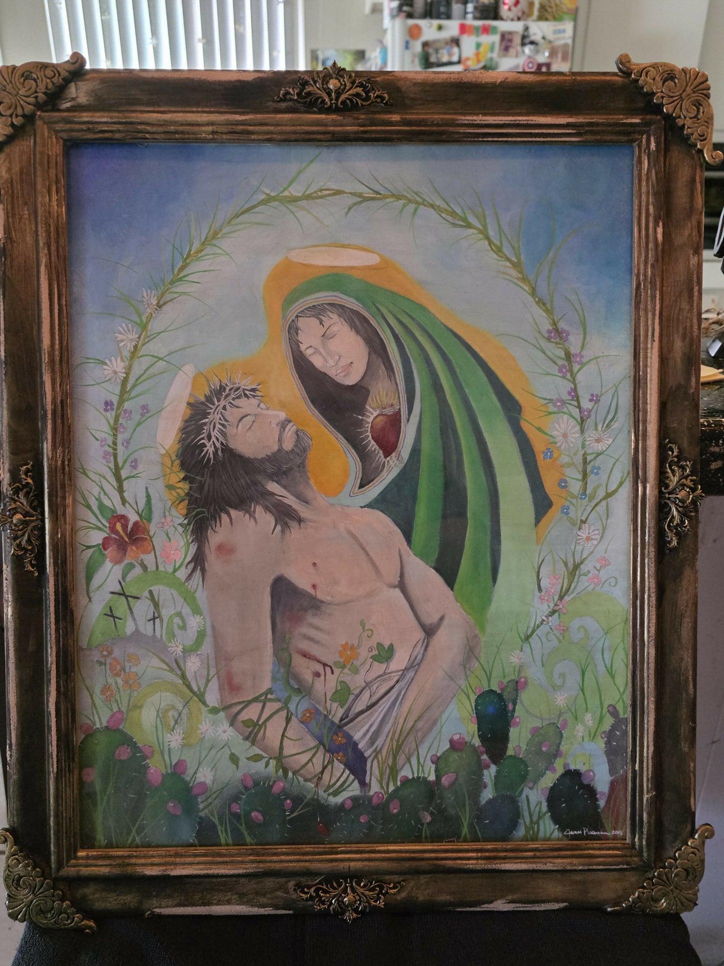 Jesus and Mary painting