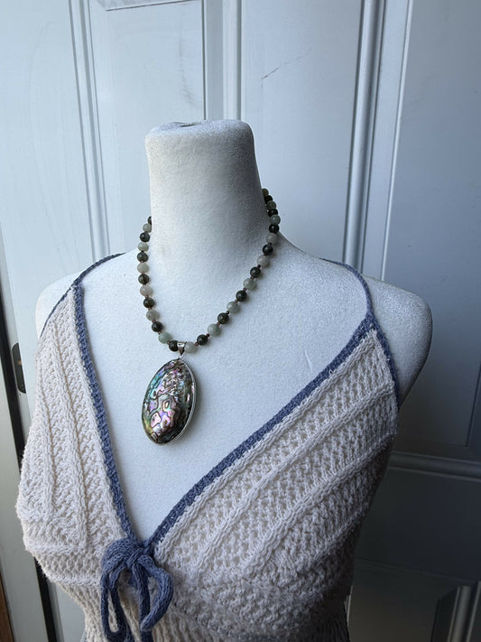 Celestialtings natural stone necklace