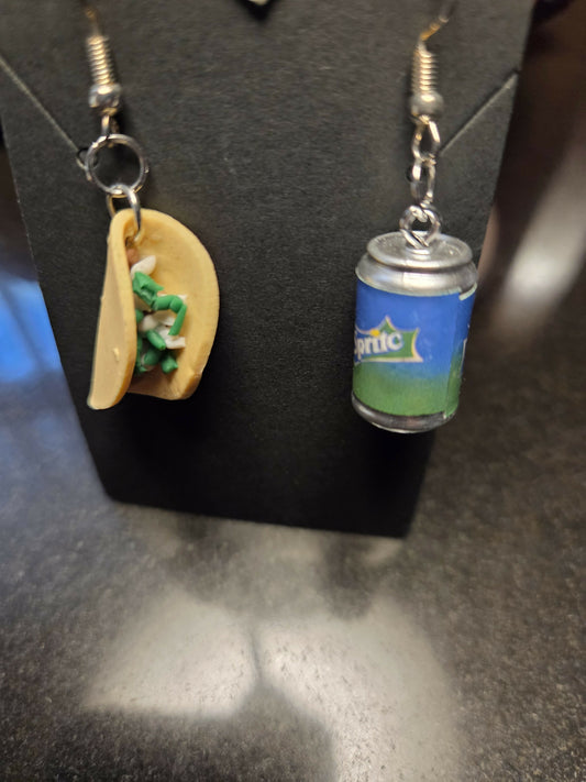 Aretes taco i sprite