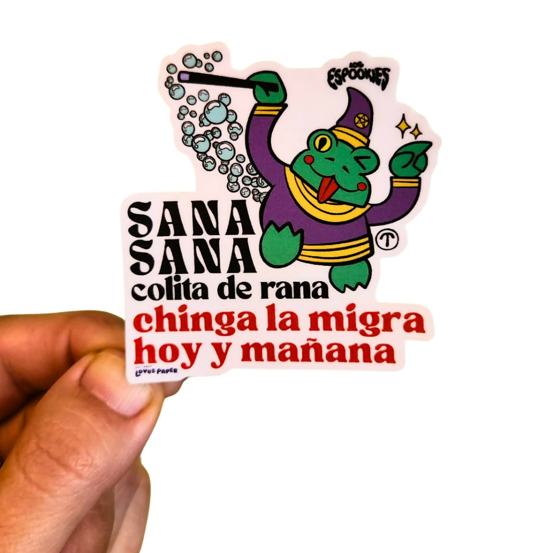 Sana Sana Chinga La Migra Sticker