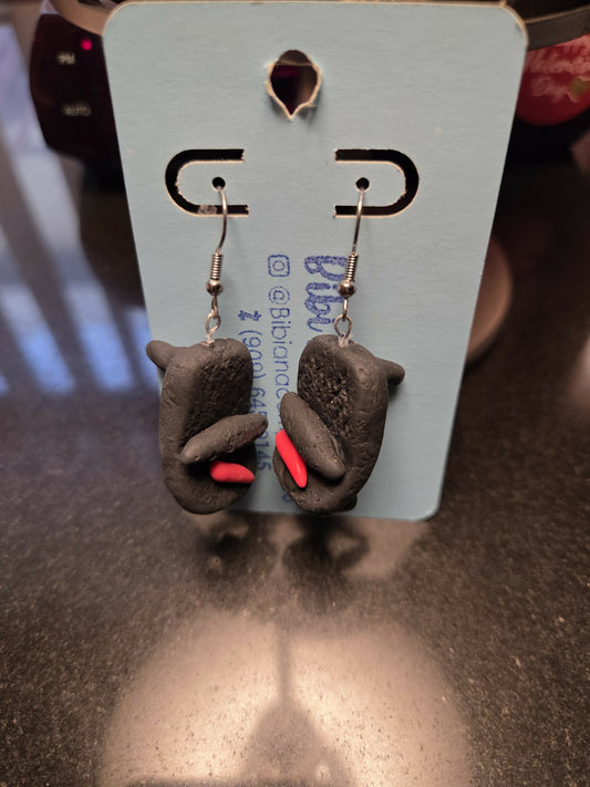 Aretes metate con chile