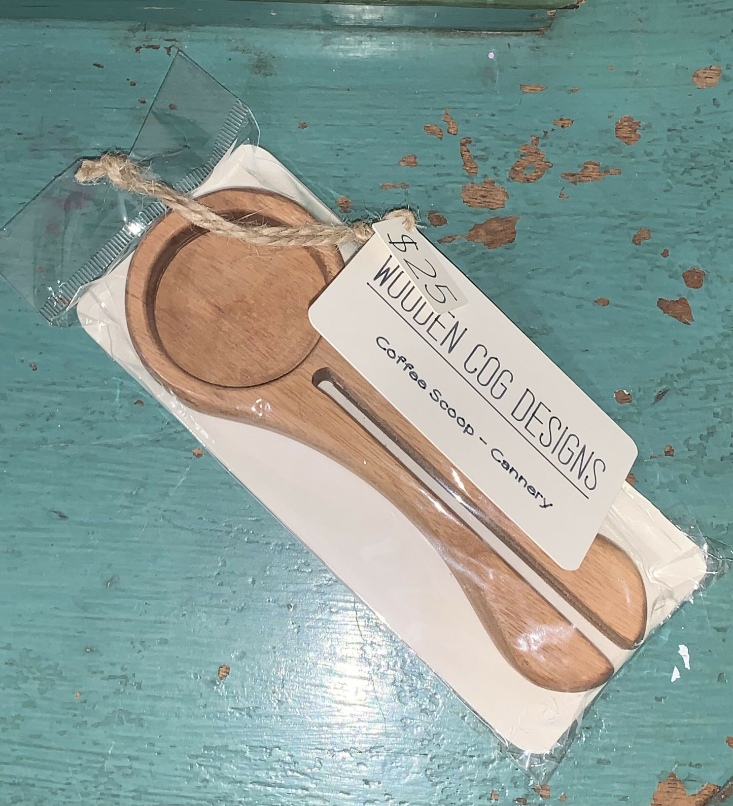 Wooden Cog Designs - Coffee Scoop Bag Clip (Cannery Wood)