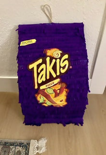 Takis Inspired Chip Bag Piñata