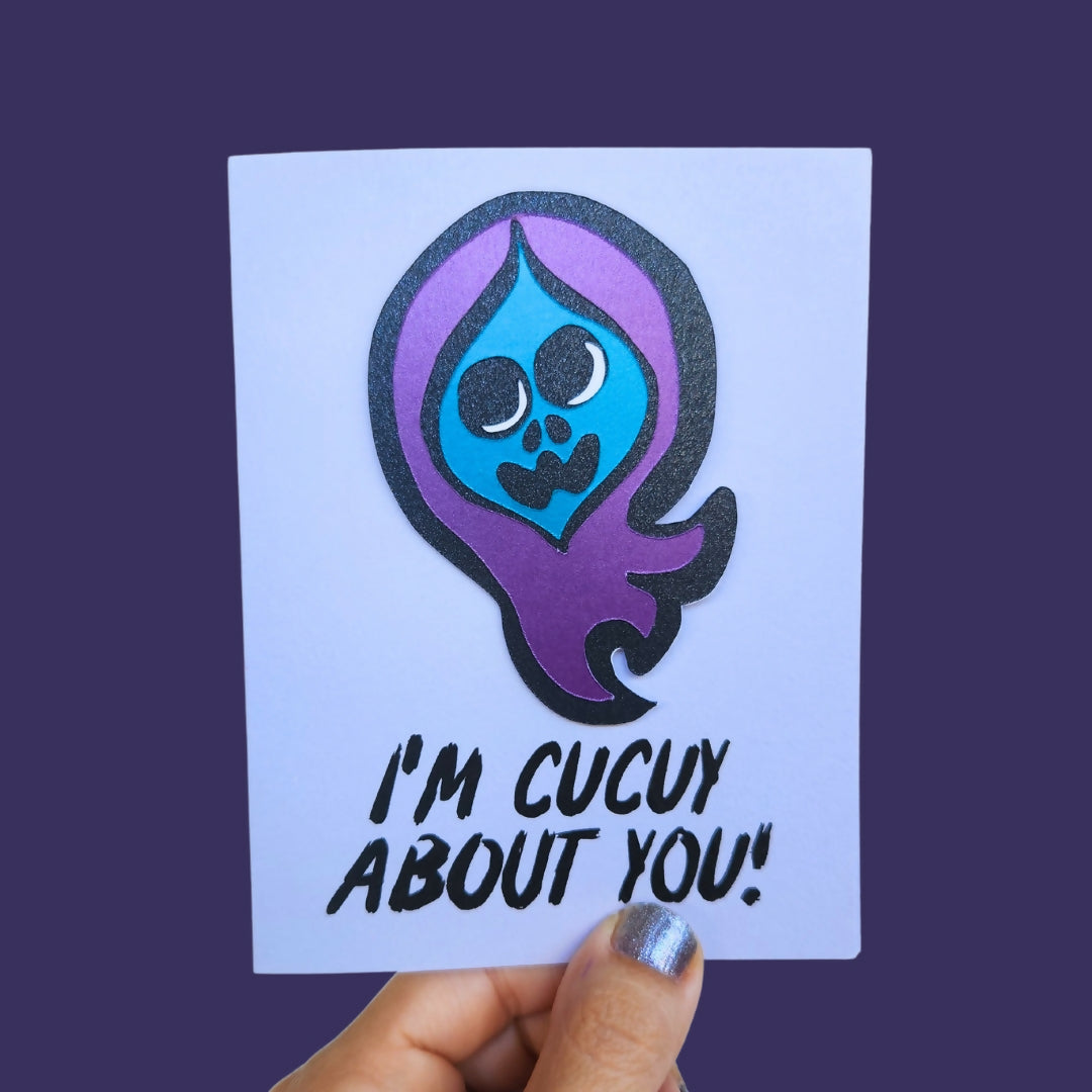 Cucuy About You Los Espookies Handmade Card