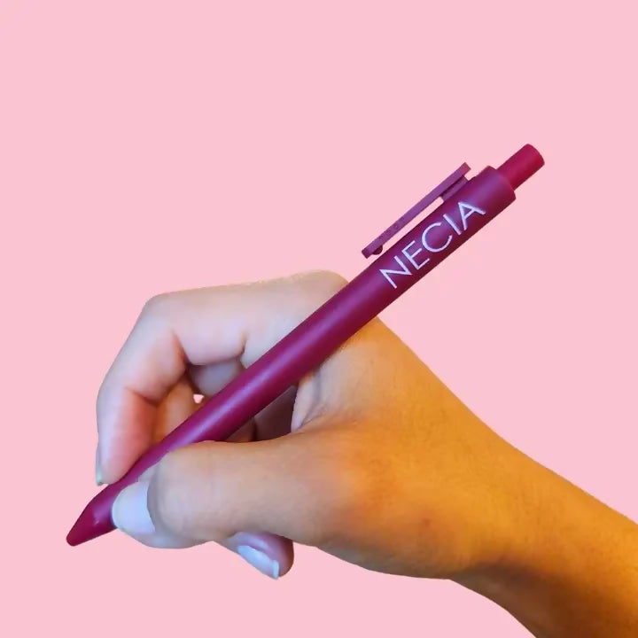 Necia Burgundy Ink Pen