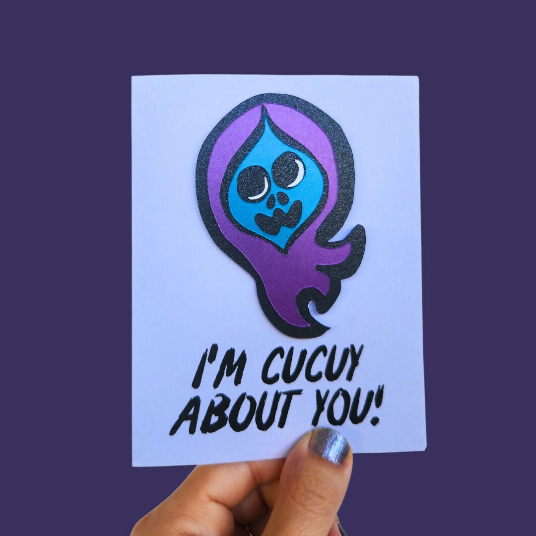 Cucuy About You Los Espookies Handmade Card