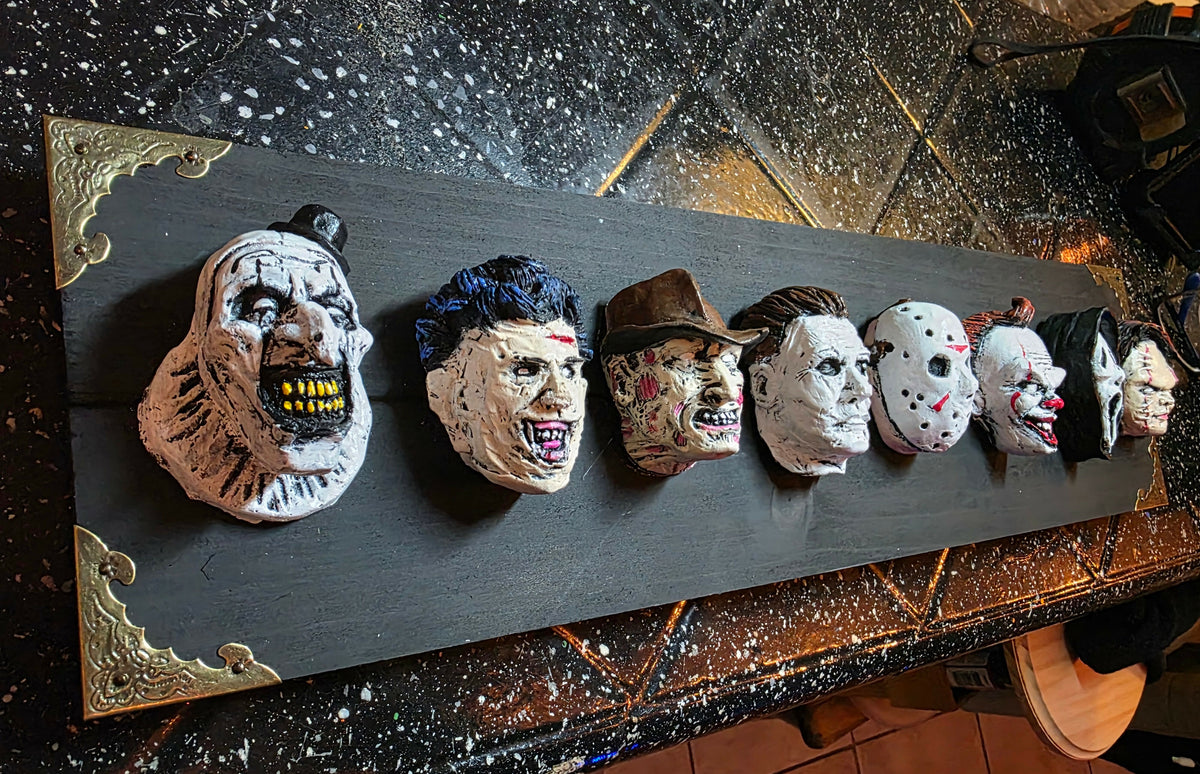 Slashers horror plaque