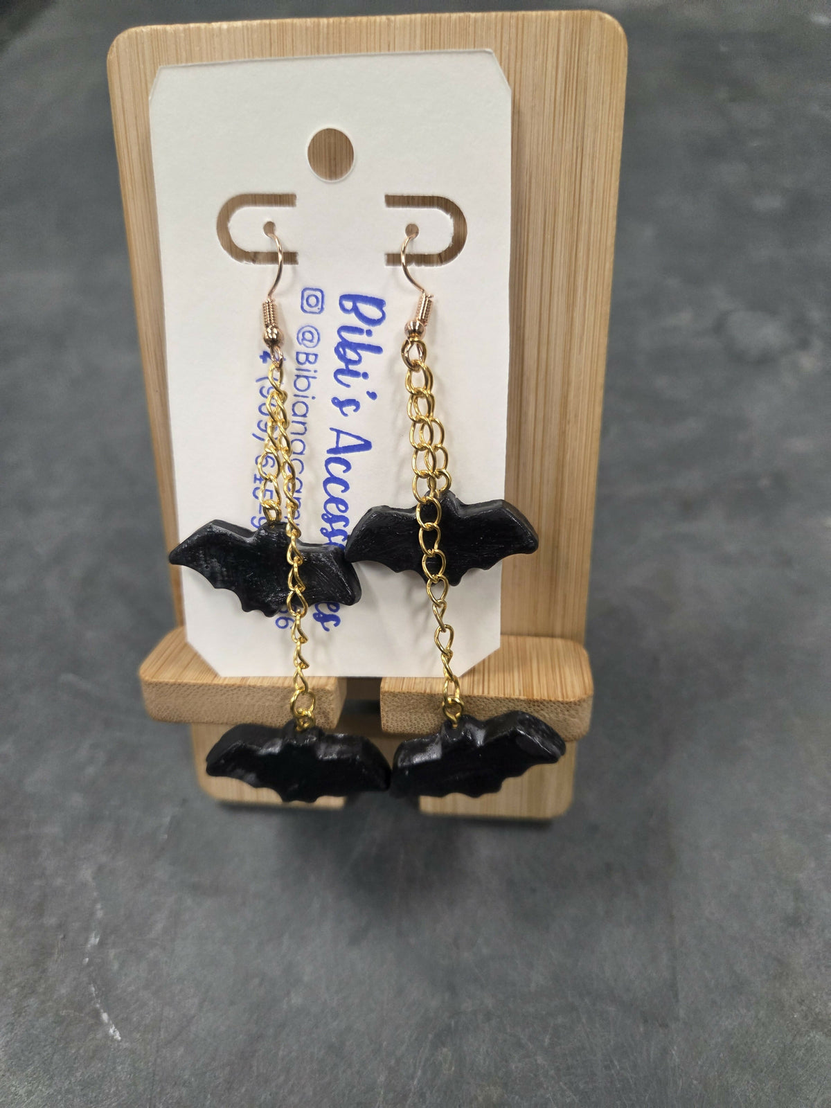 Aretes Halloween cadena