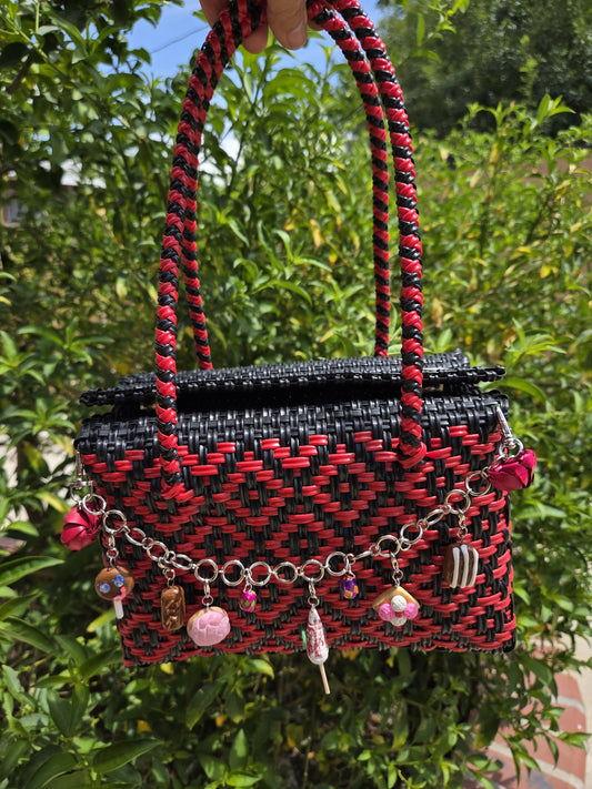 Mexican lonch purse whit chain