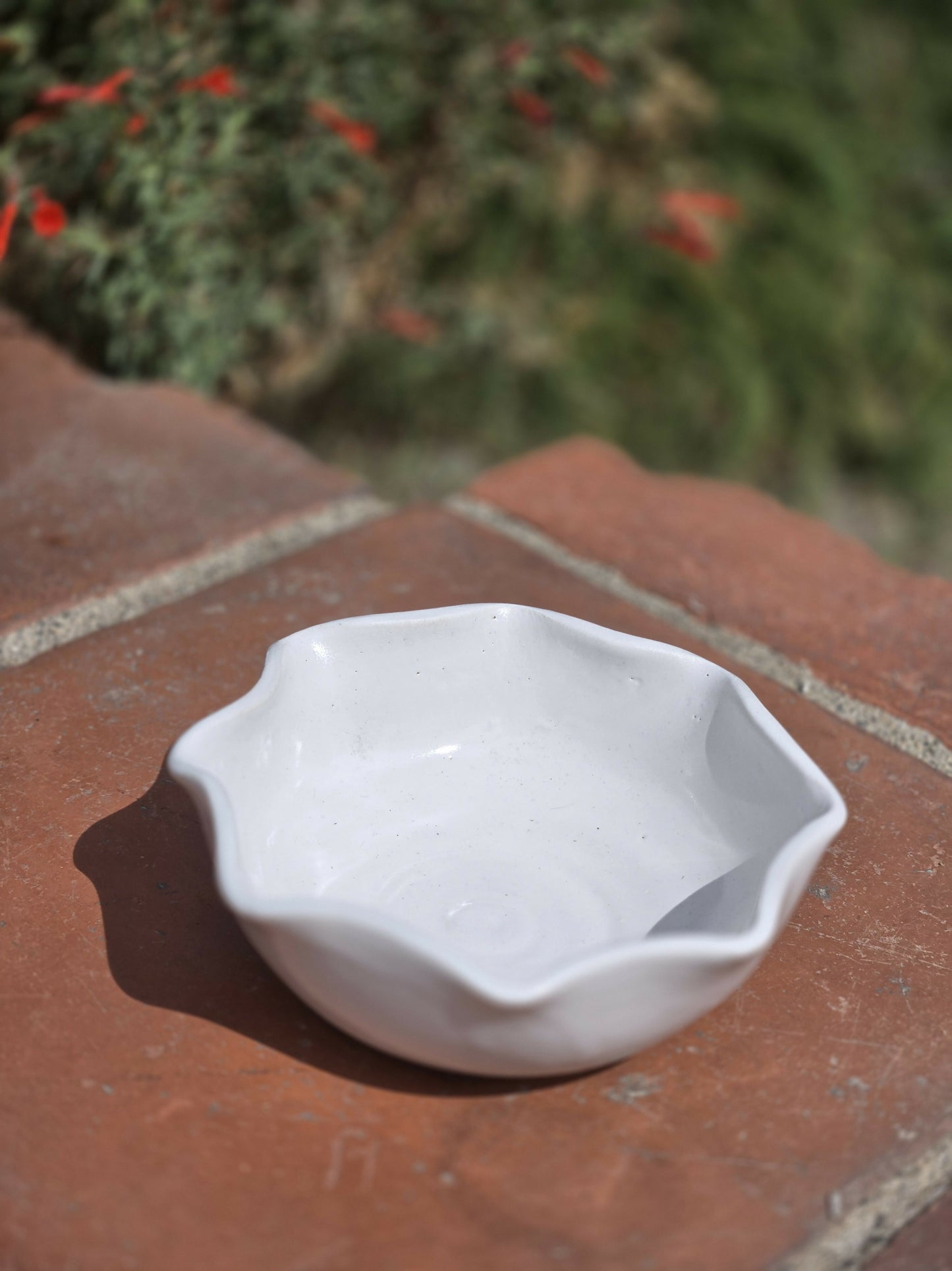 White Ice cream Bowl