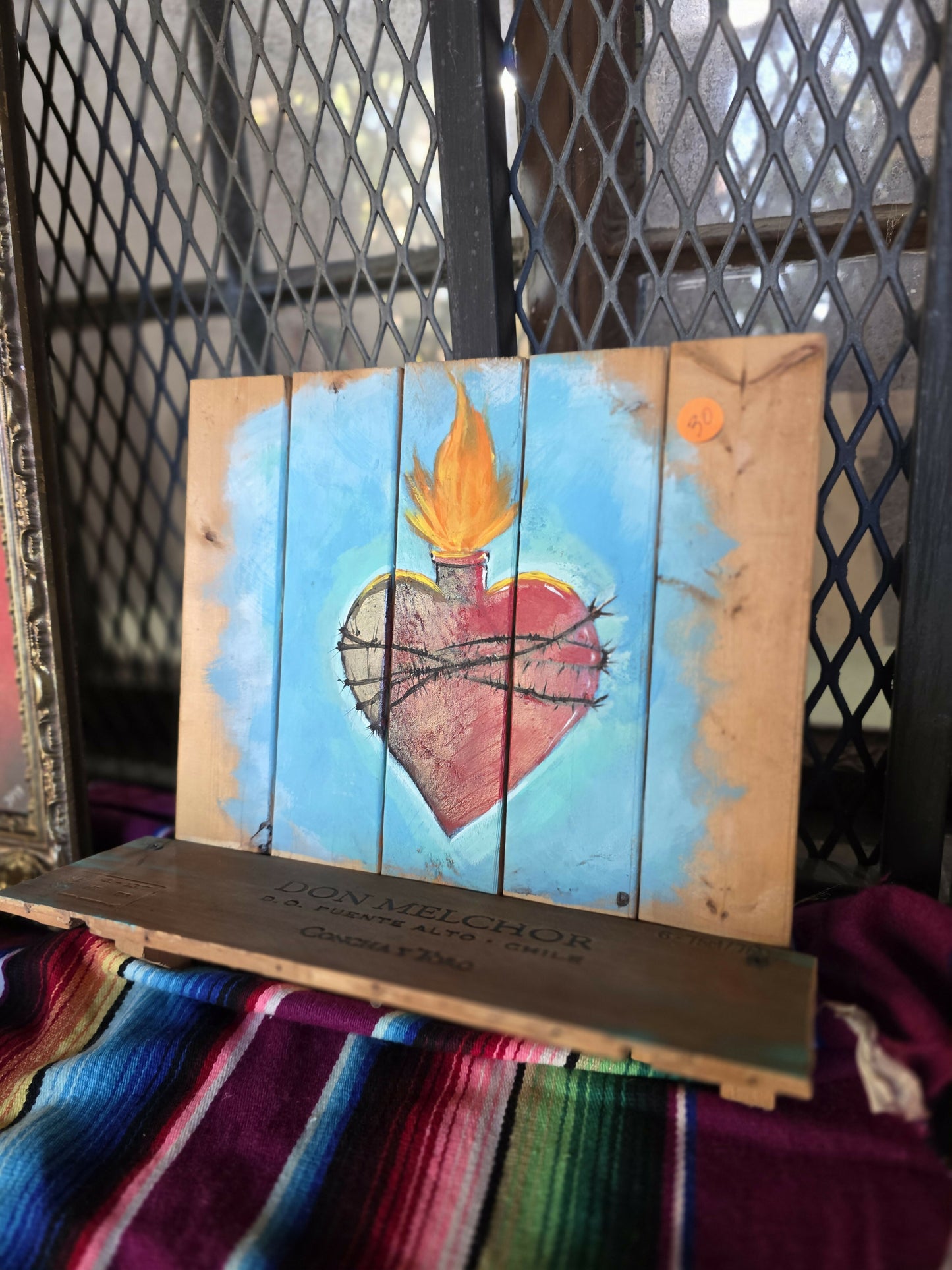 Sacred heart shelf