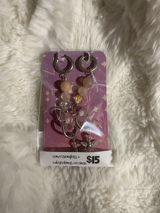 Conversionglass x celestialtings earrings