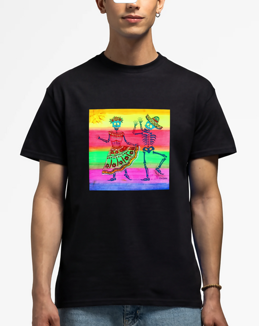 La Catrina and El Jimador Dance In Delight (T-SHIRT)
