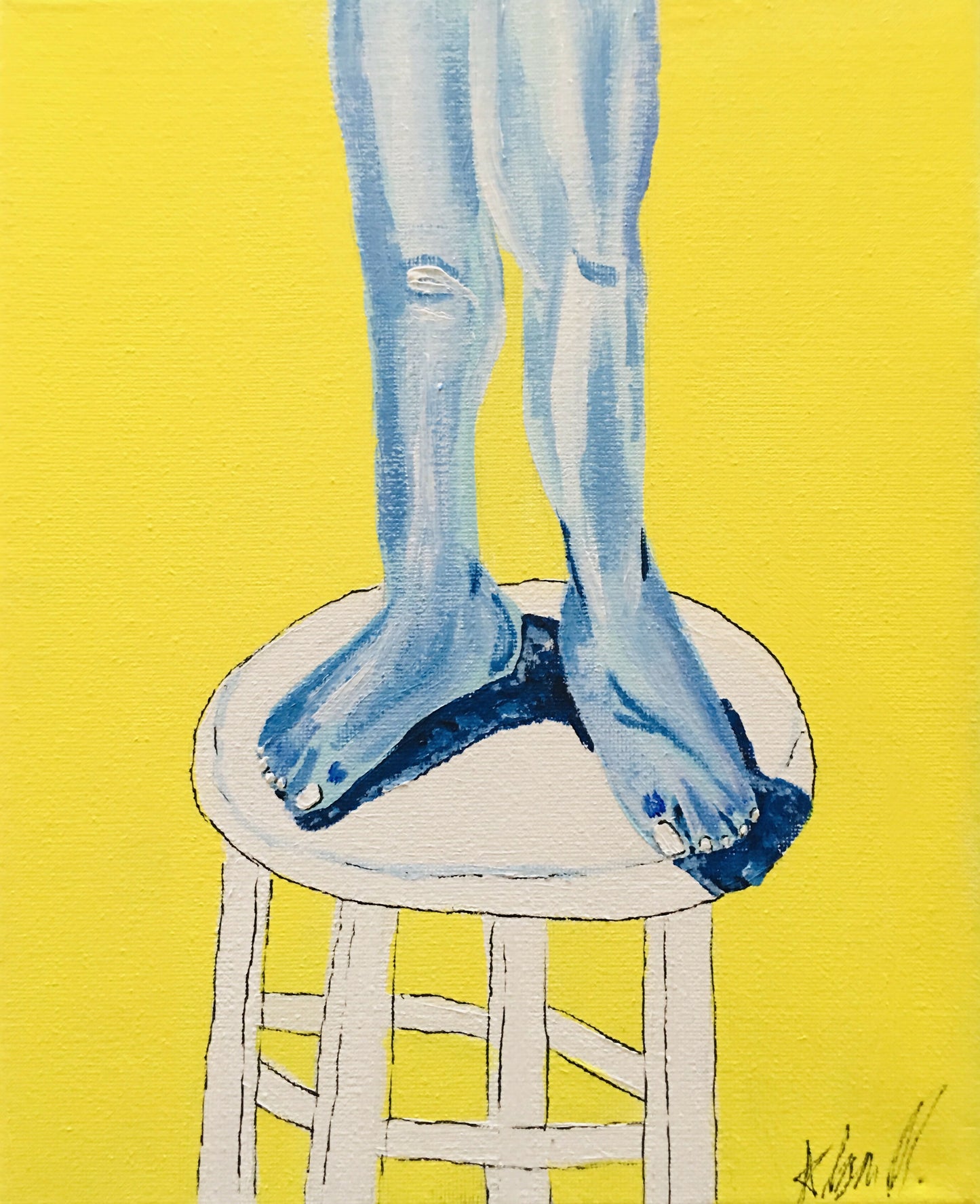 Do not put me on a pedestal-Acrylic Painting