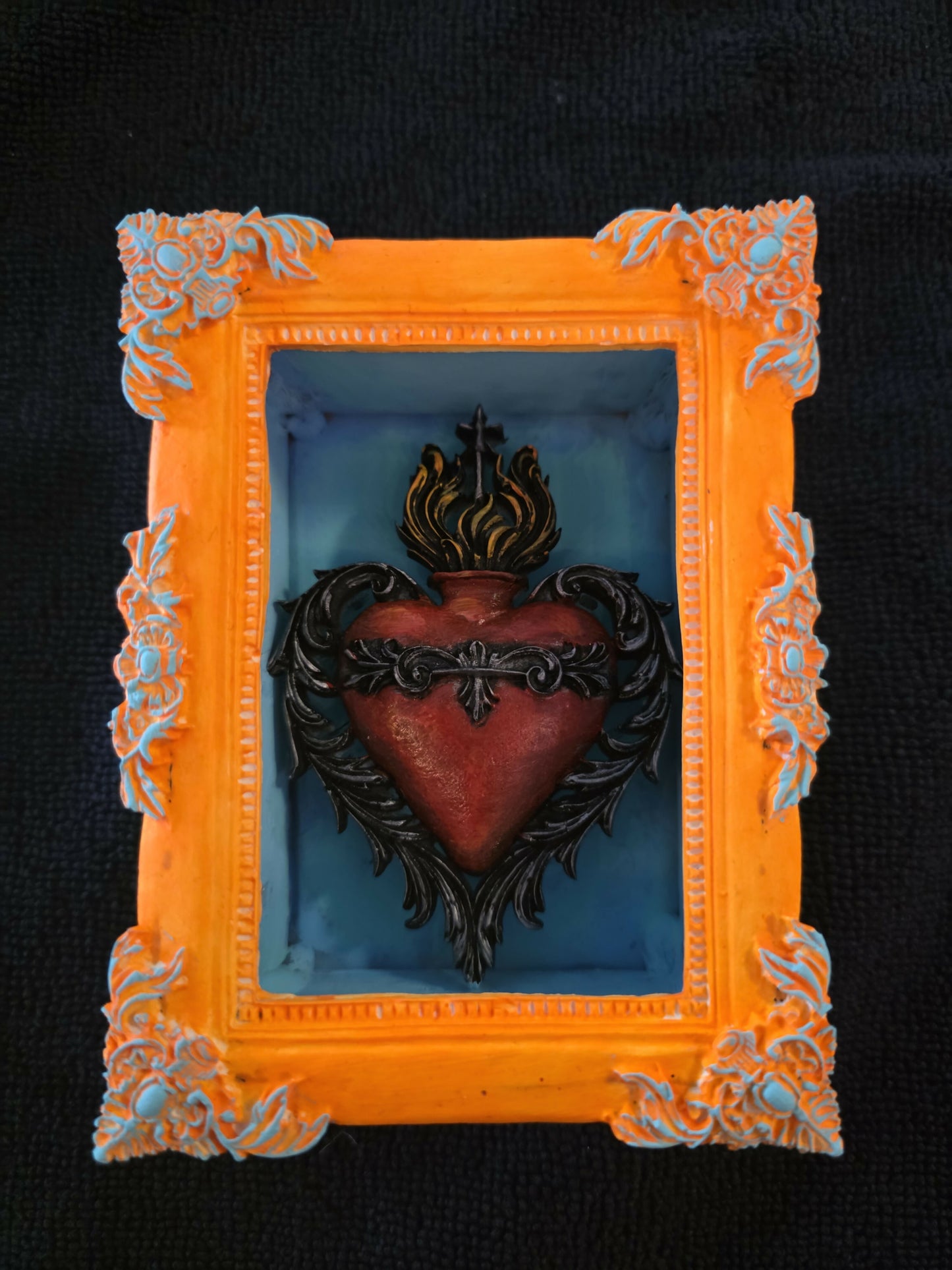 Sacred heart mini shadow box