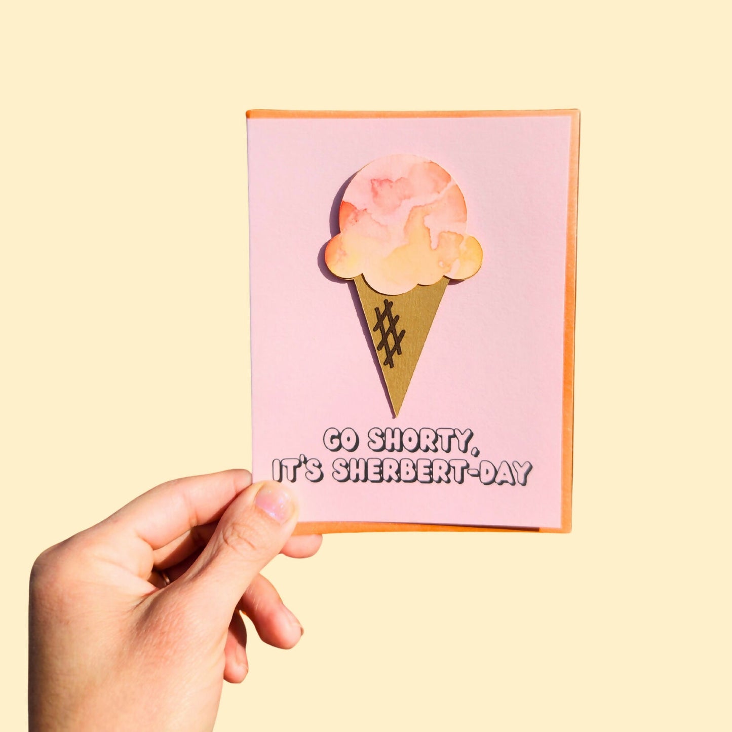 Go Shorty Handmade Card