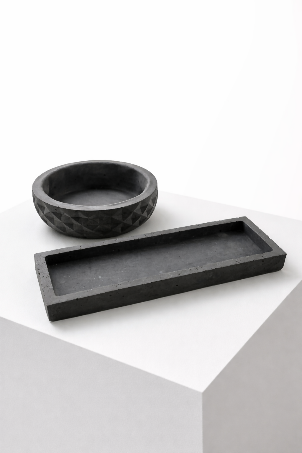 Cement Rectangle Tray