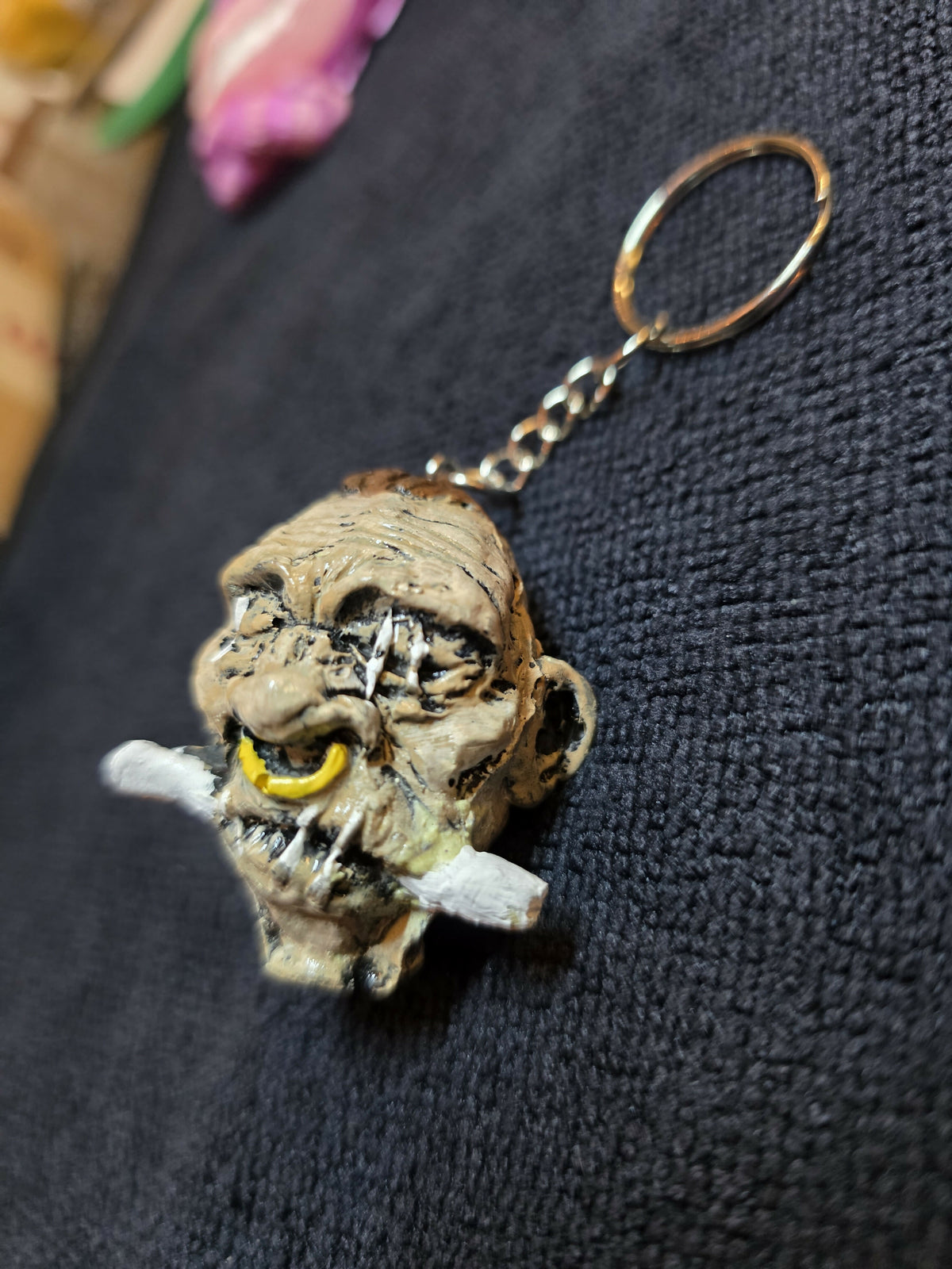 Shrunken head Keychain