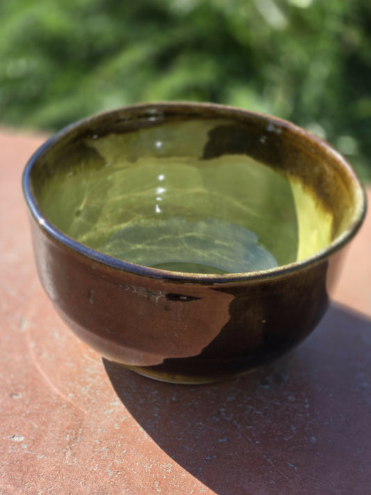 Green and Black Ramen bowl
