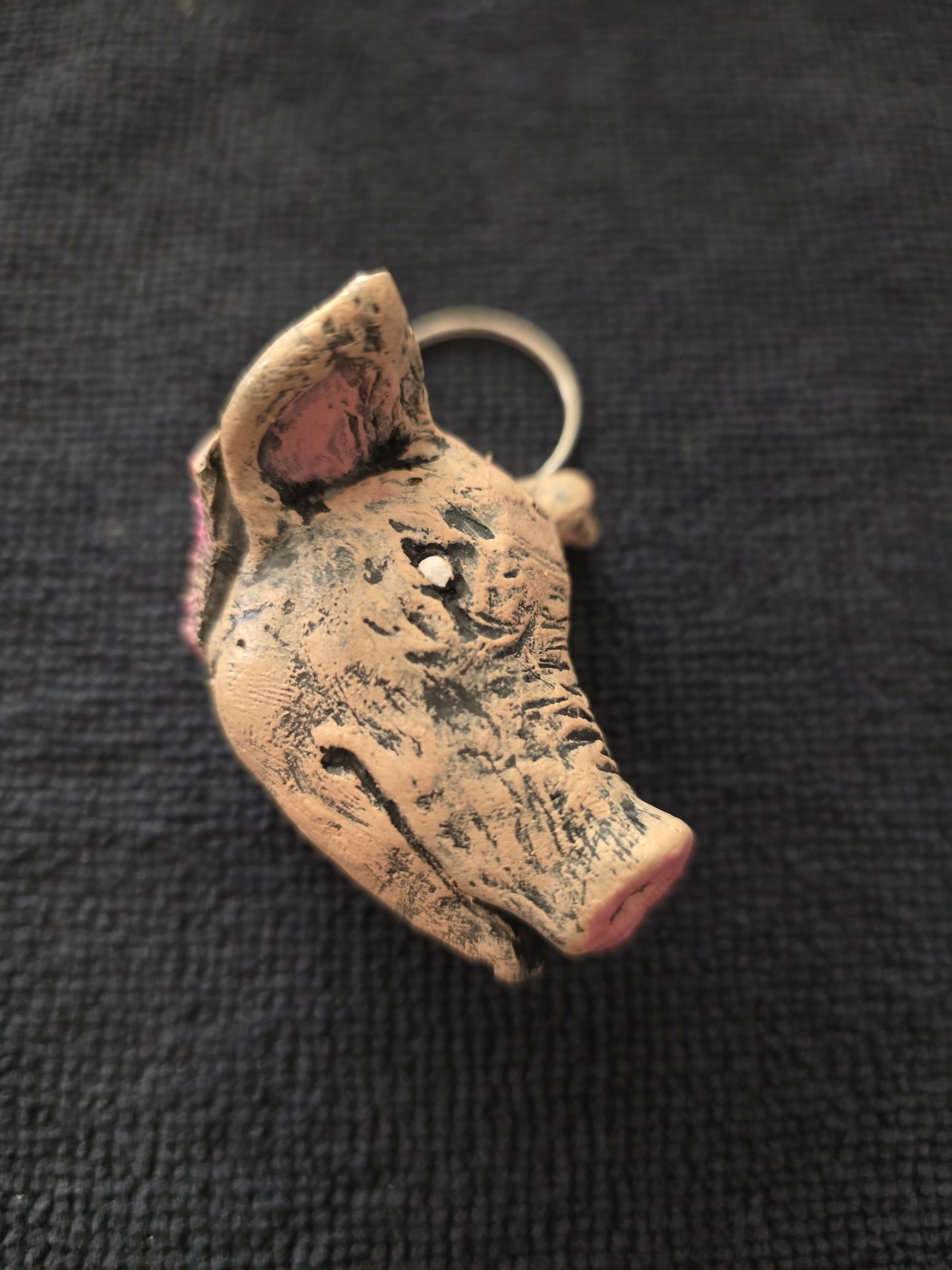 Pig head Keychain