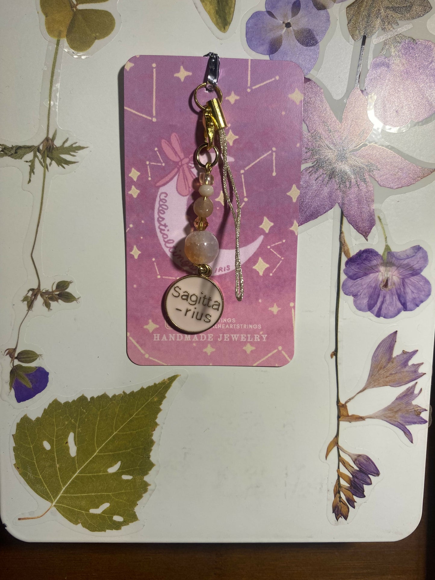 Zodiac phone charm