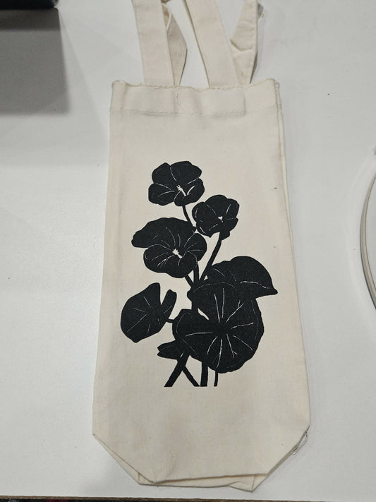 Floral Wine Bag