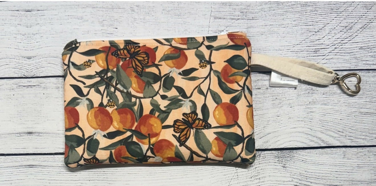 Orange Wristlet