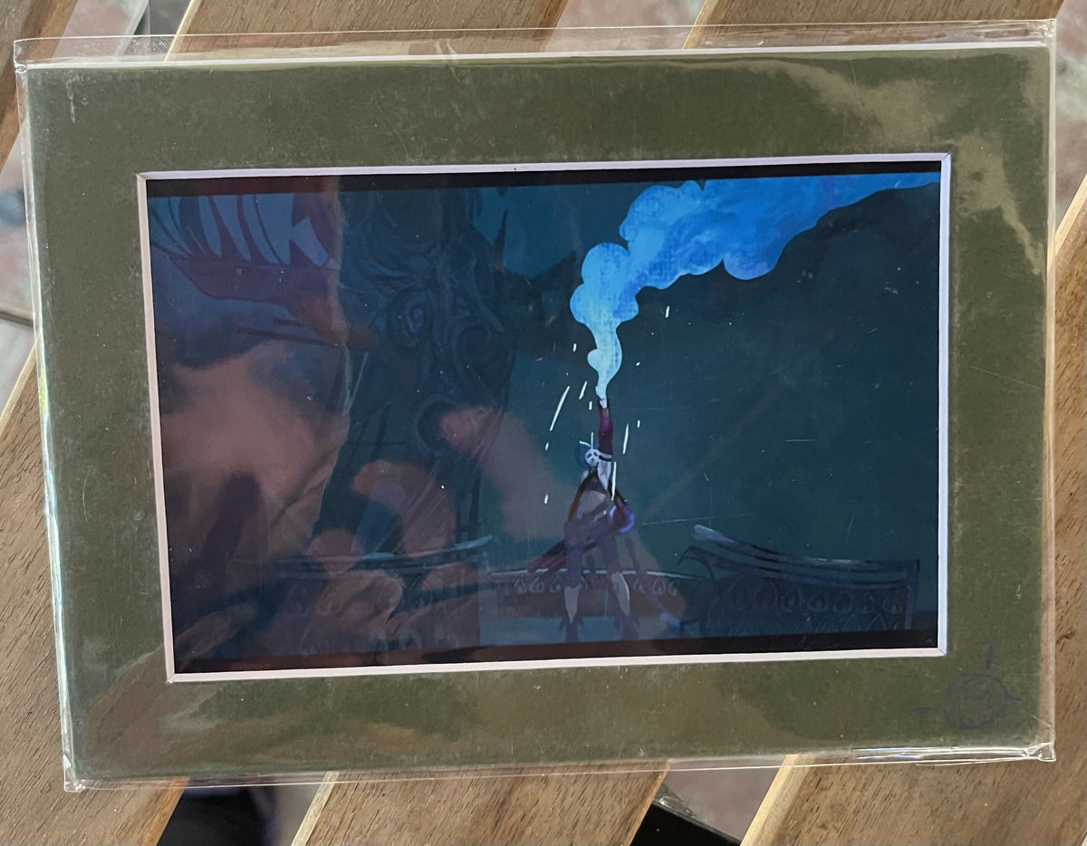 Arcane blue flame art print