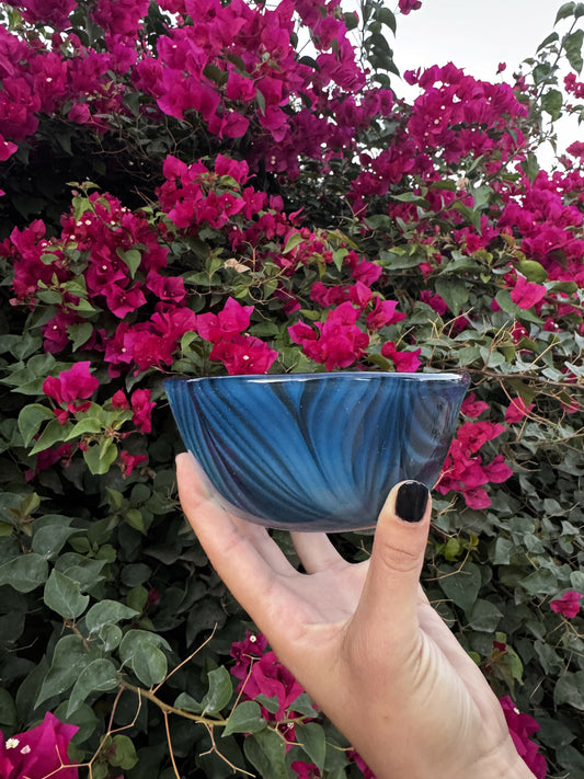 Blue sparkle bowl