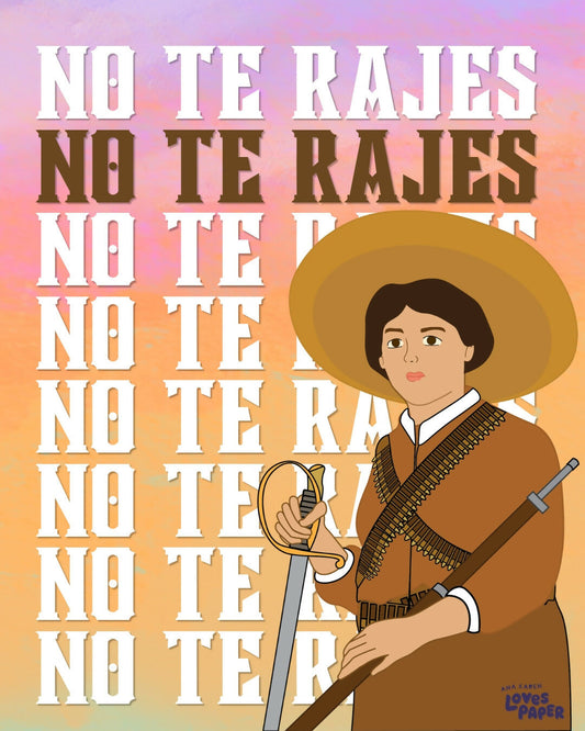 No Te Rajes Adelita Sticker