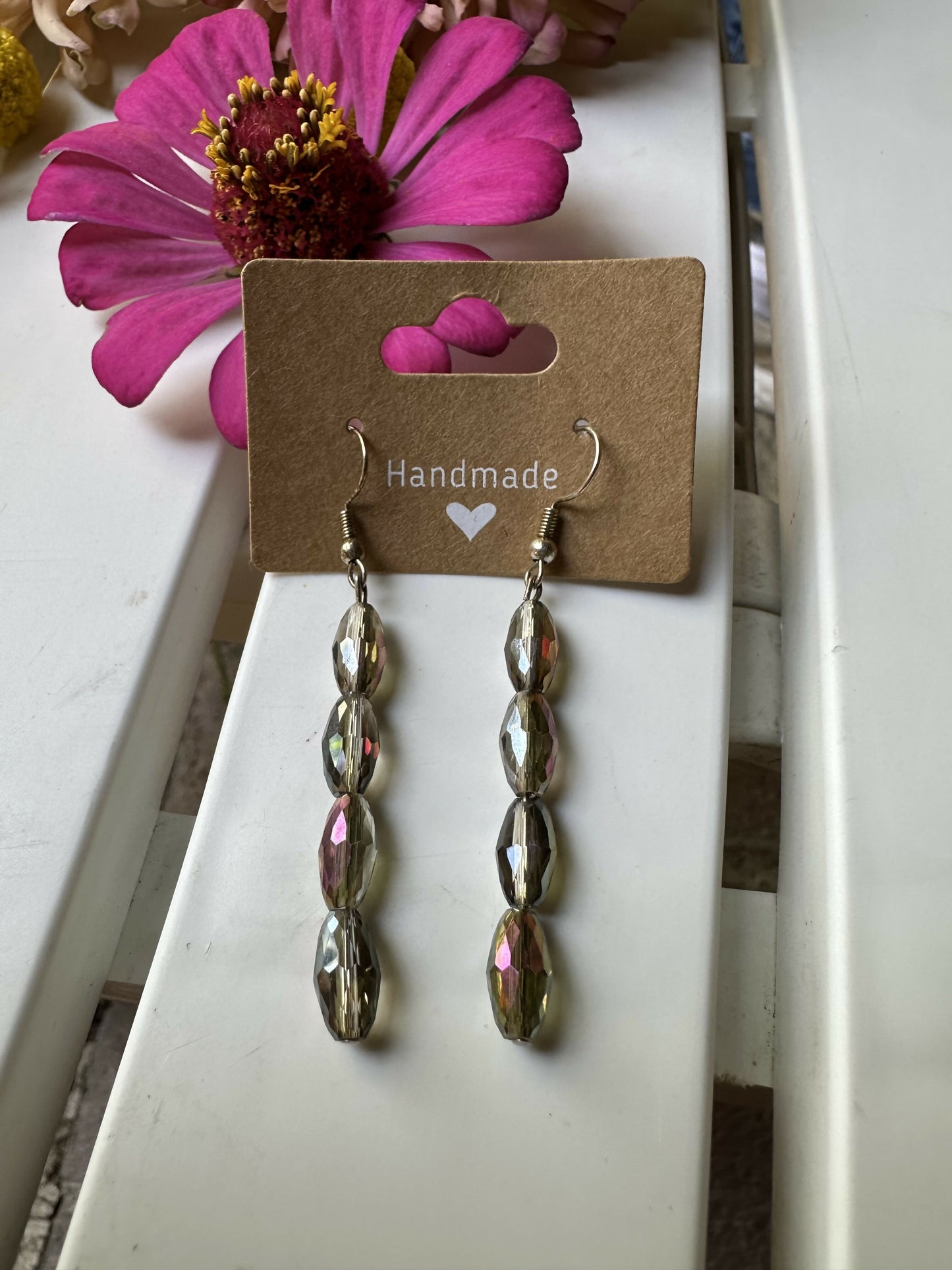 Holographic Stem Earrings